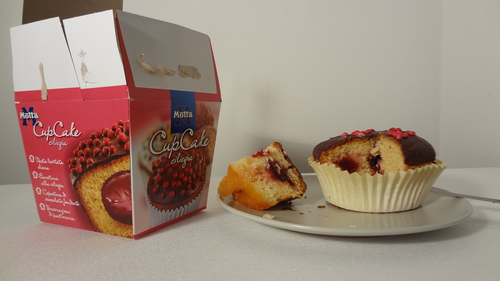 Cup Cake comparazione con confezione