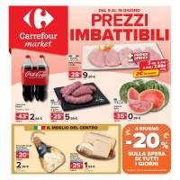 Copertina Volantino Carrefour Market Roma